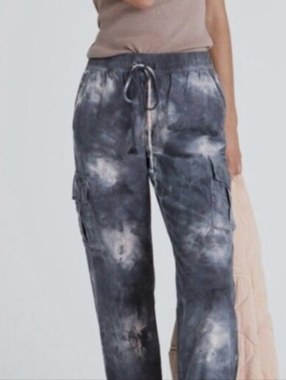 NWOT Anthropologie Tie-Dye Cargo Joggers, Size S